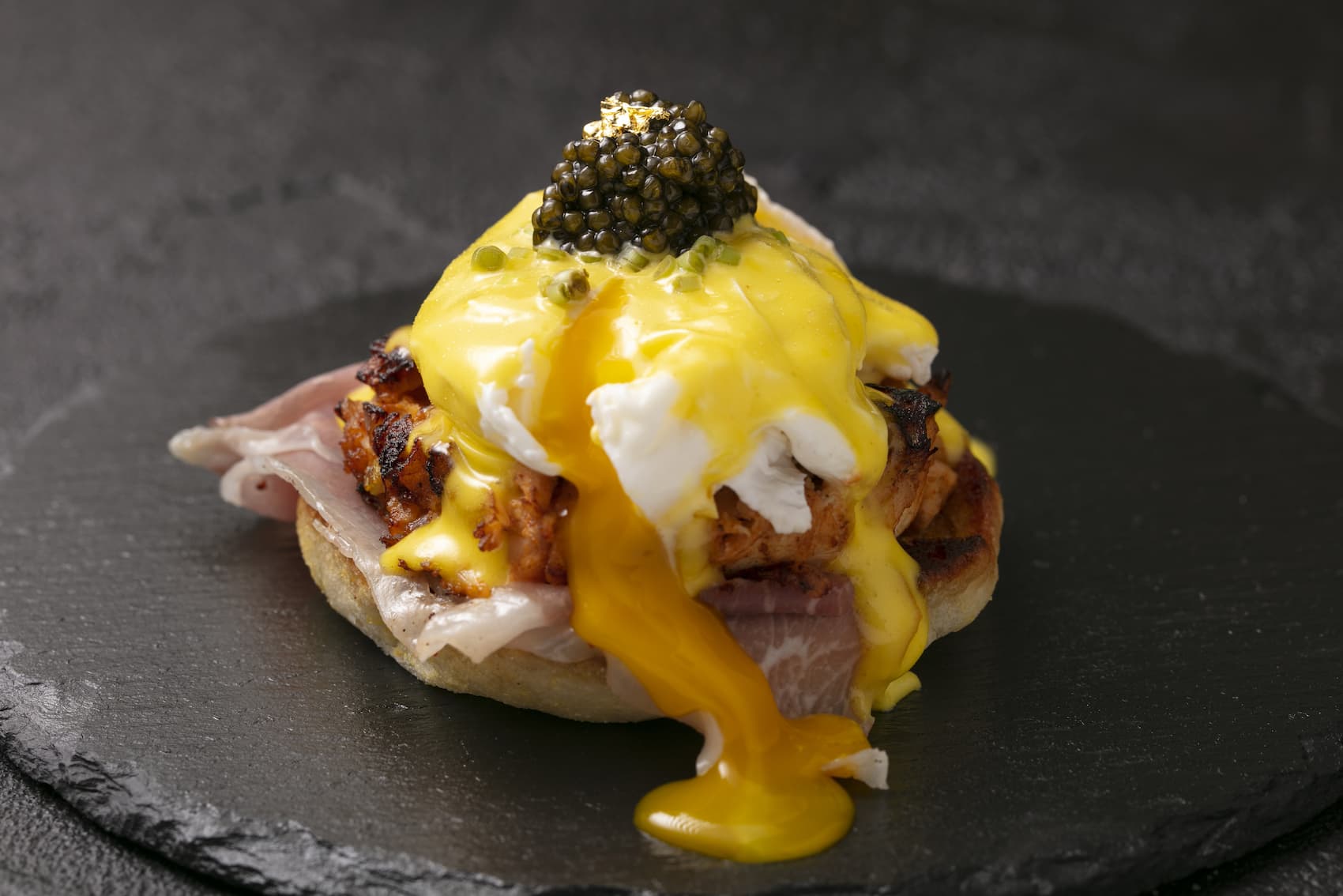 Crab cakes with Imperia Caviar