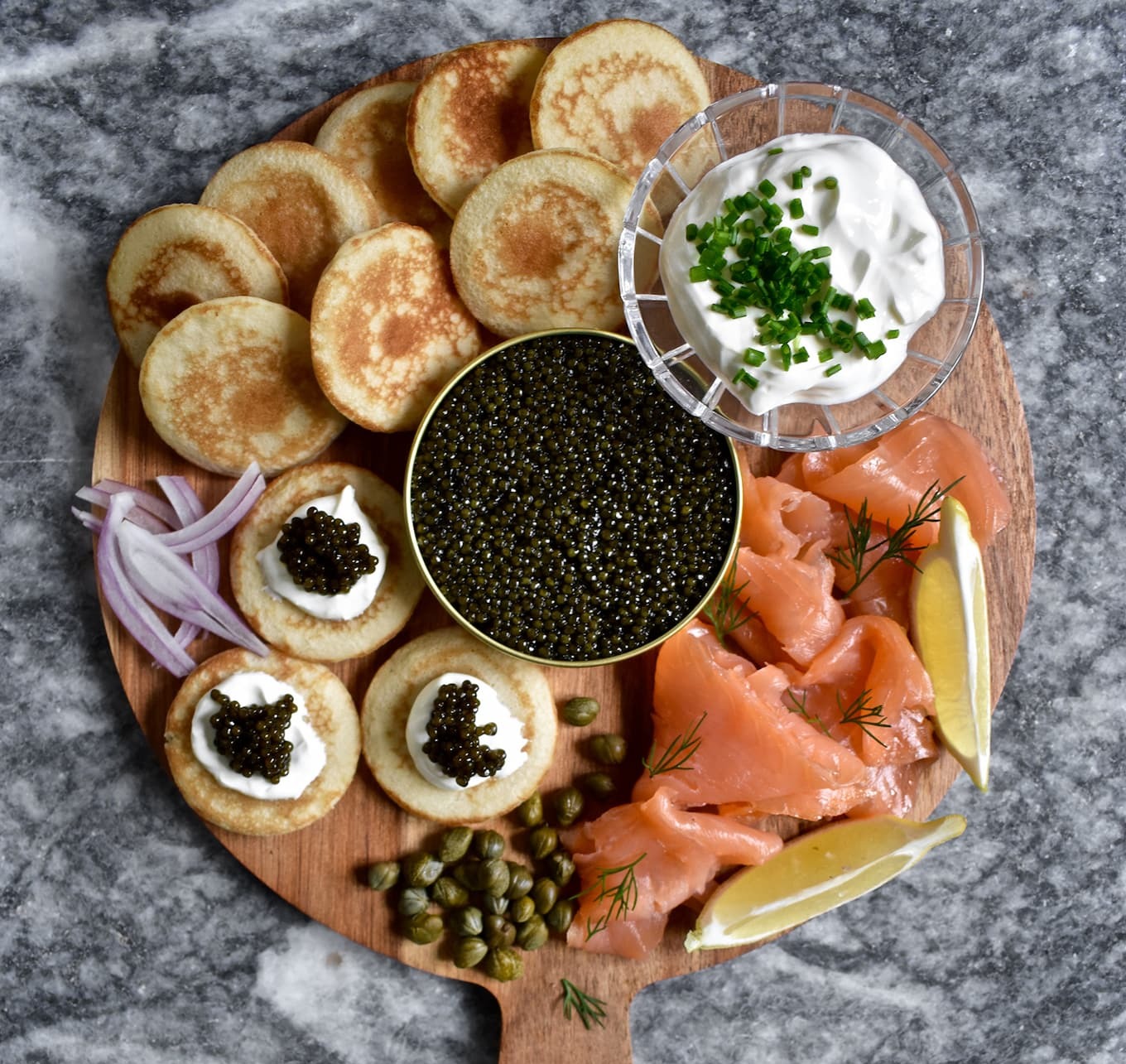 Caviar charcuterie