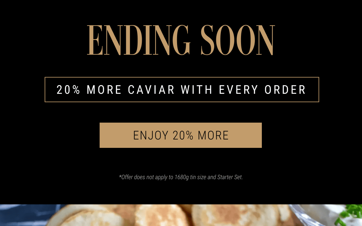 Imperia Caviar - 20% MORE CAVIAR WITH EVERY ORDER