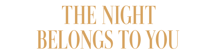 THE NIGHT BELONGS TO YOU