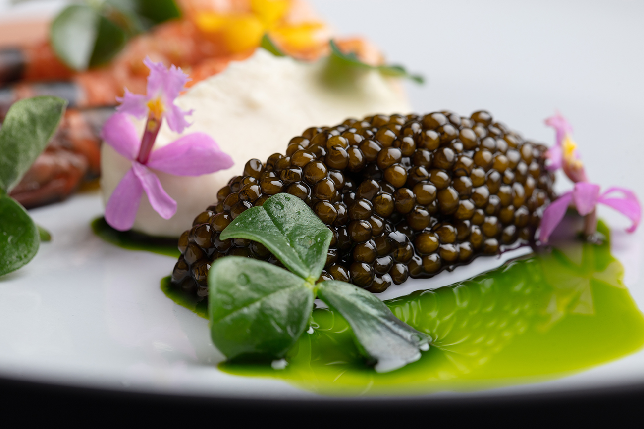 Caviar fine dining