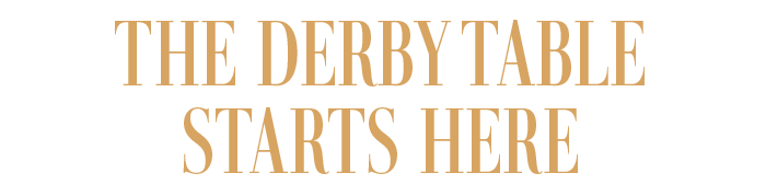 THE DERBY TABLE STARTS HERE