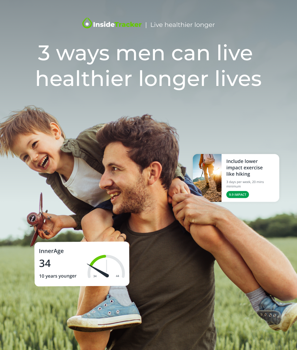 3 ways men can live healthier longer lives