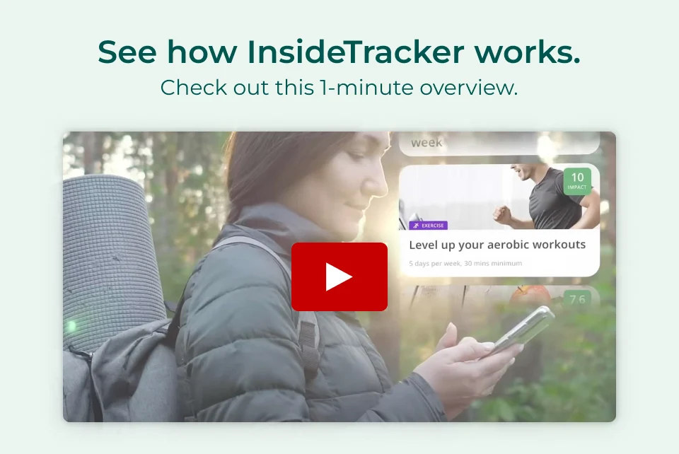 See how InsideTracker works. Check out this 1-minute overview.