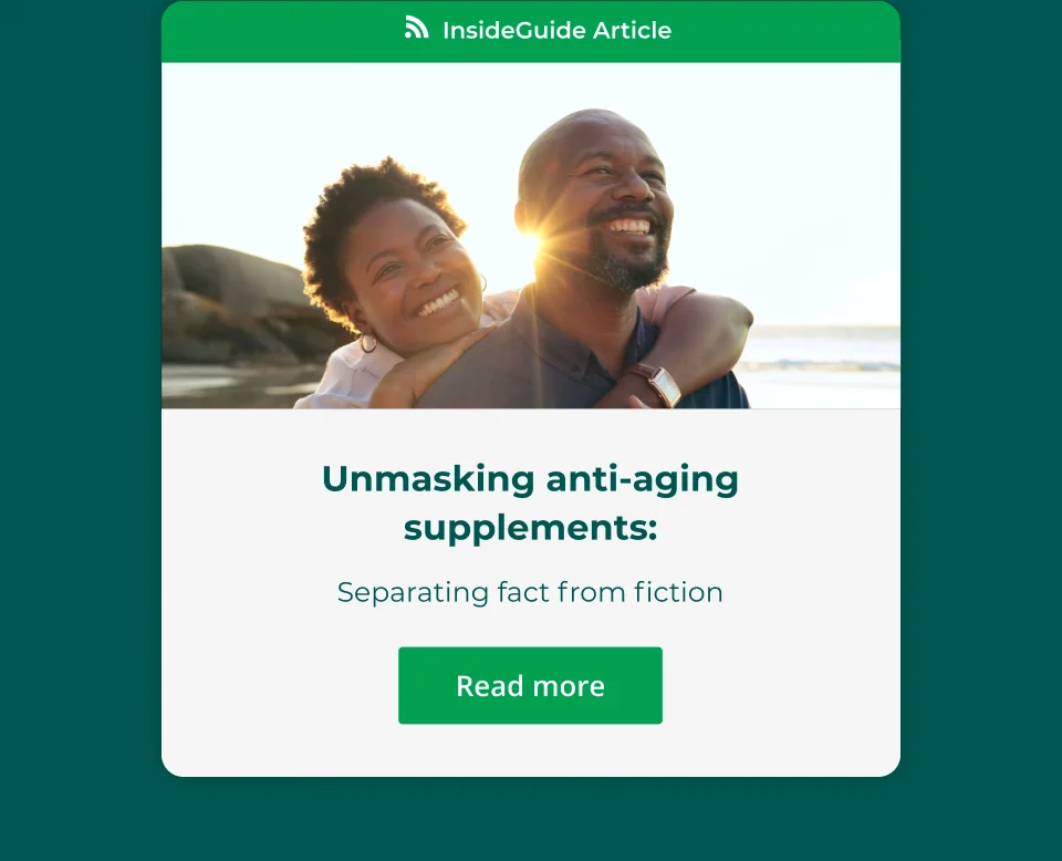 Unmasking anti-aging supplements: Separating fat from fiction - Click here to read more