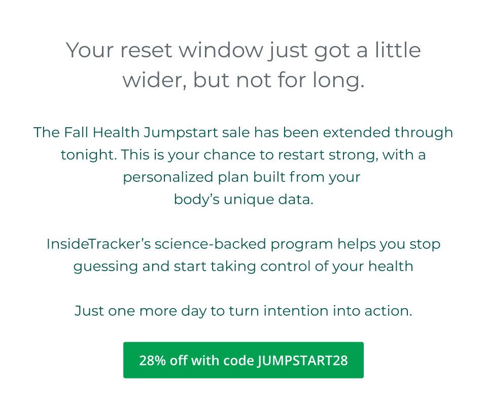 Your reset window just got a little wider, but not for long.