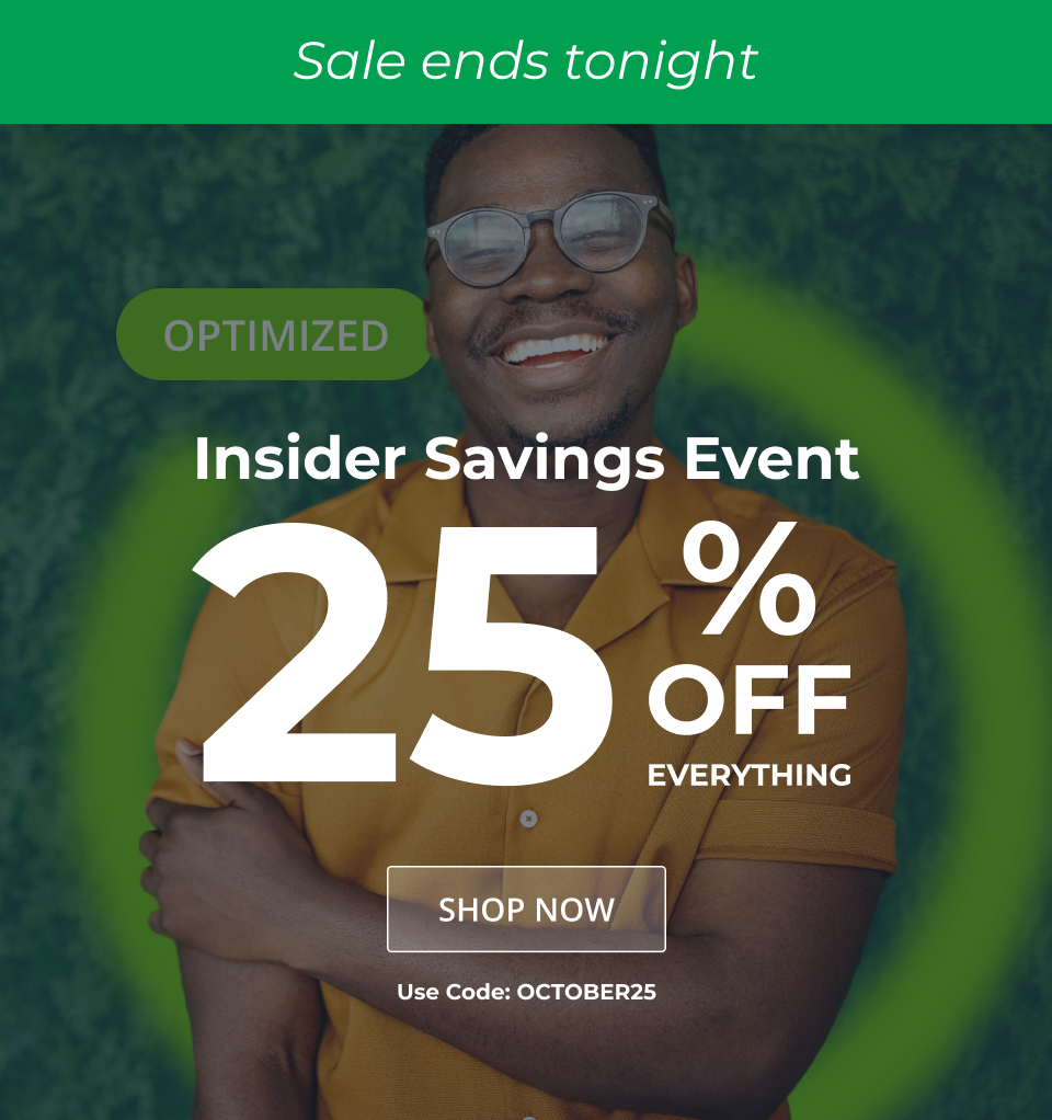 The Insider Savings Event ends tonight! Save 25% on everything with code OCTOBER25. Click here to shop now.