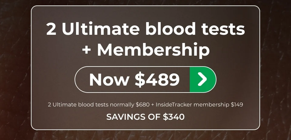 2 Ultimate blood tests + Membership - Now $489