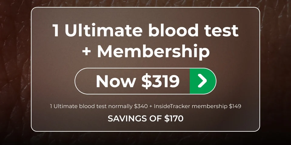 1 Ultimate blood test + Membership - Now $319