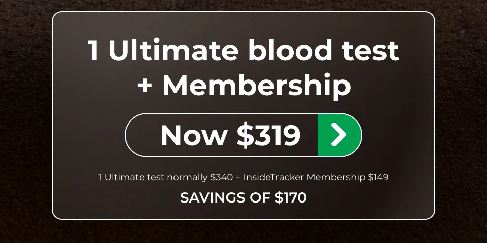 1 Ultimate blood test + Membership - Now $319