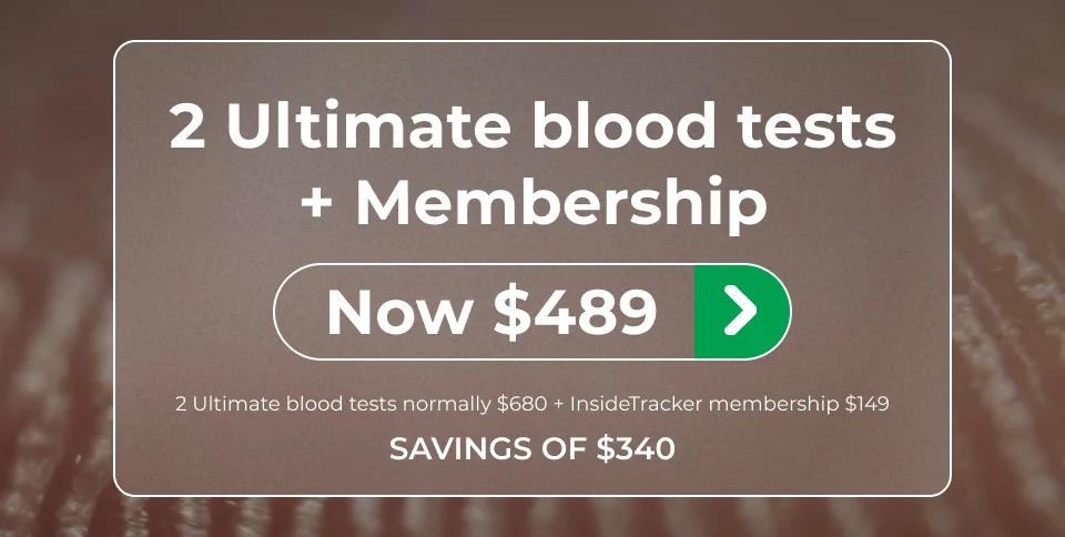 2 Ultimate blood tests + Membership - Now $489