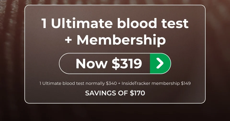 1 Ultimate blood test + Membership - Now $319