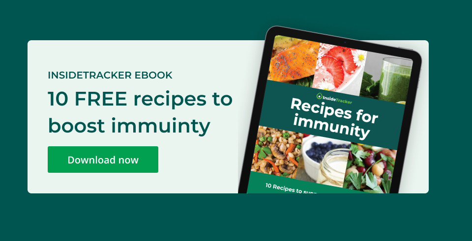 InsideTracker eBook: 10 FREE recipes to boost your immunity. Click here to download now.