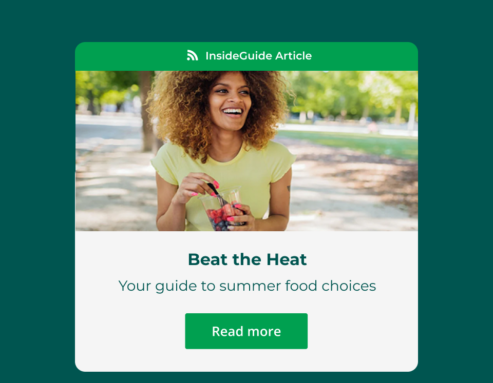 Beat the heat - your guide to summer food choices