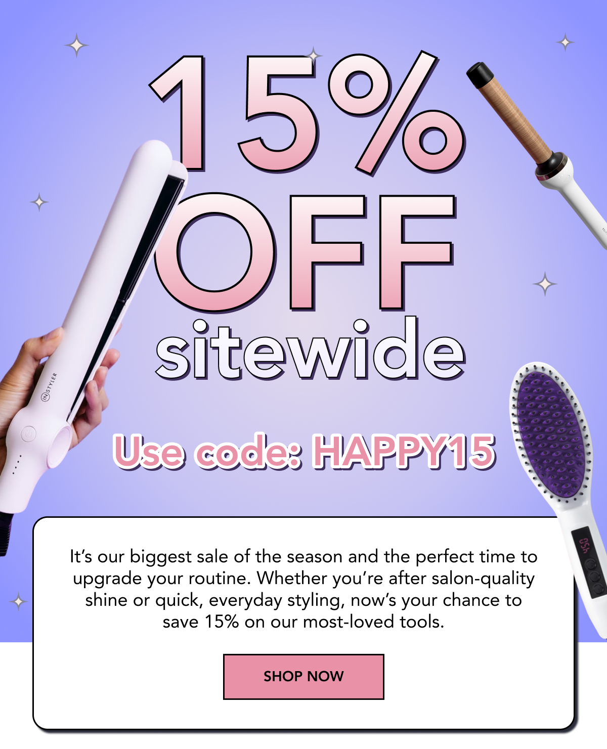 15% OFF 