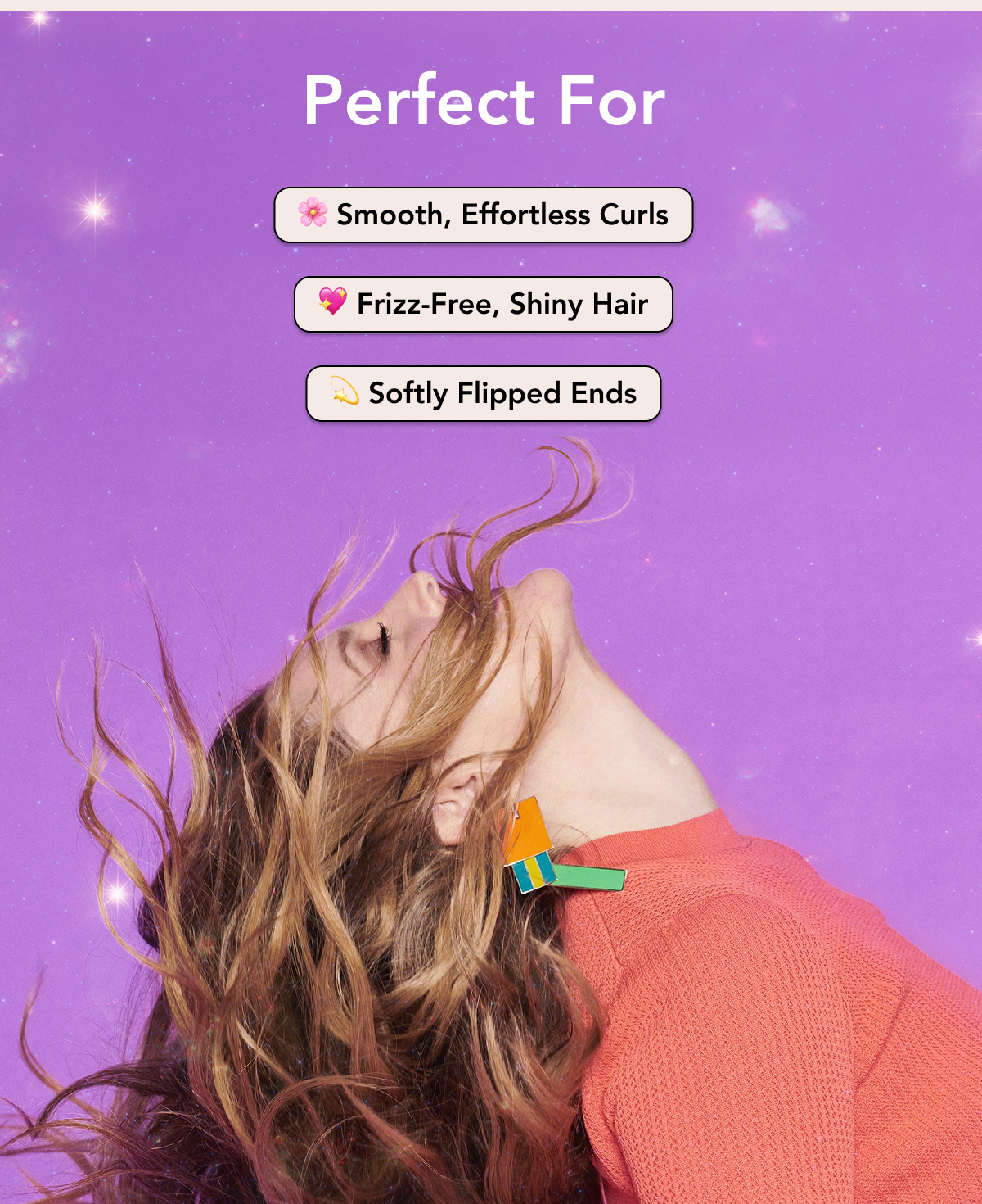 Smooth, effortless curls