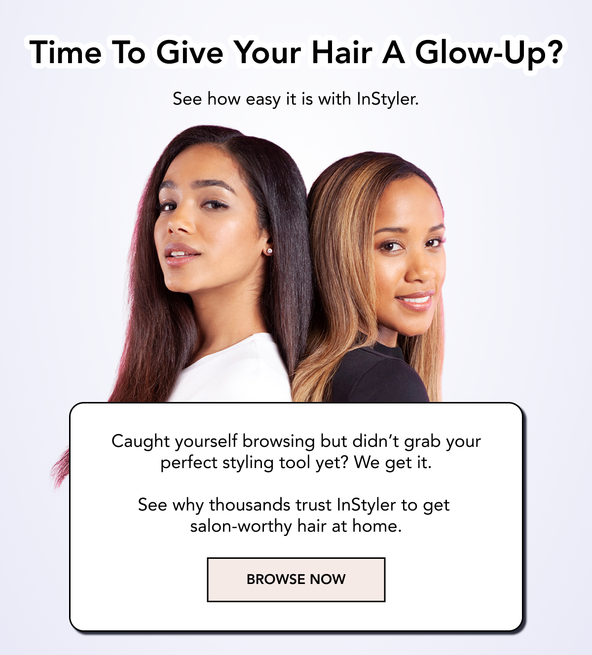 time to give your hair a glow up?