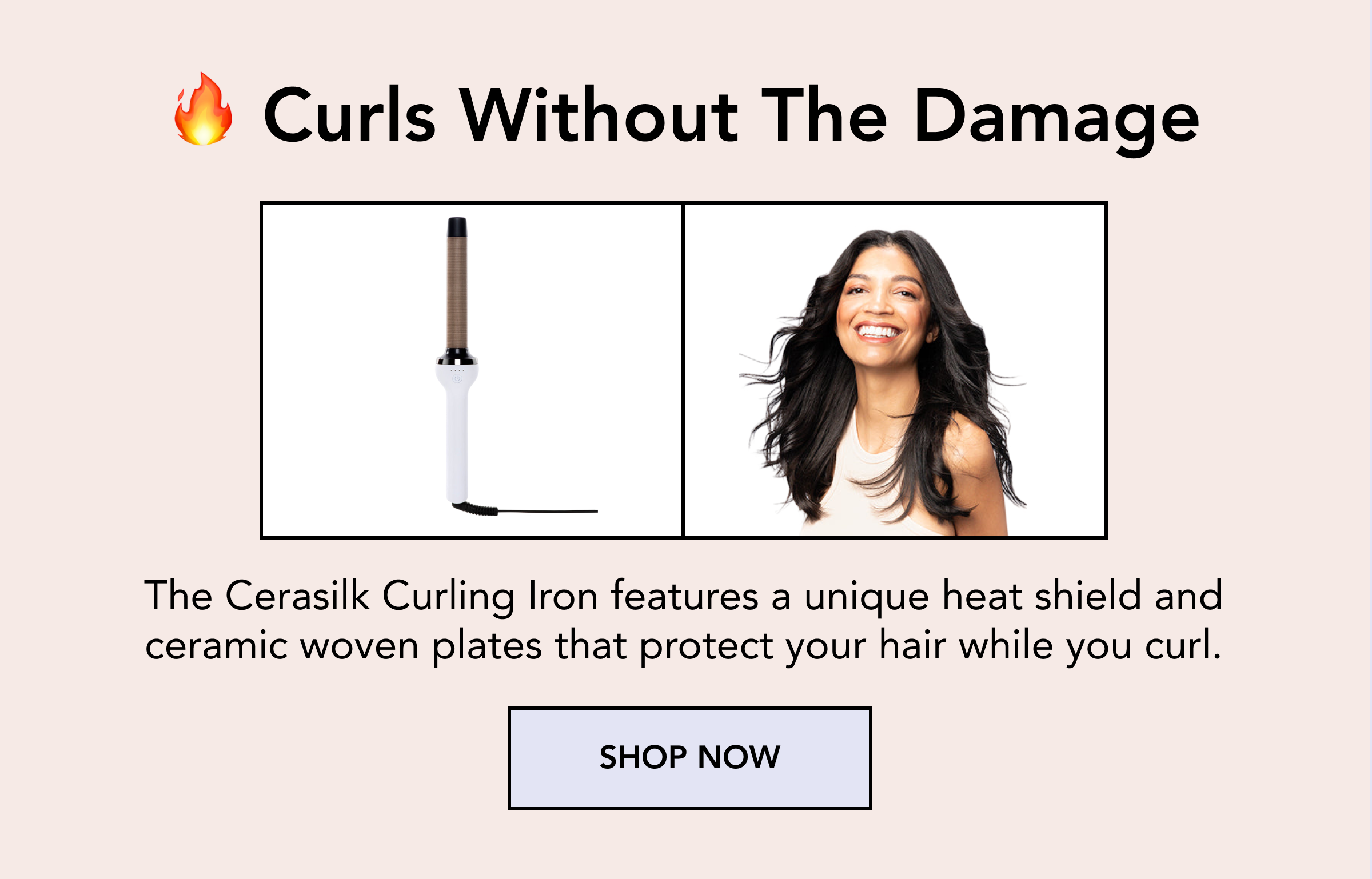 CERASILK 1" Curling Iron