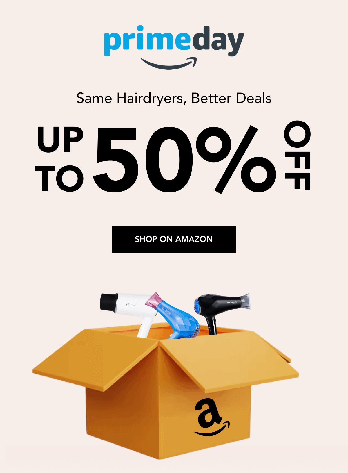 save up to 50% on hair dryers 