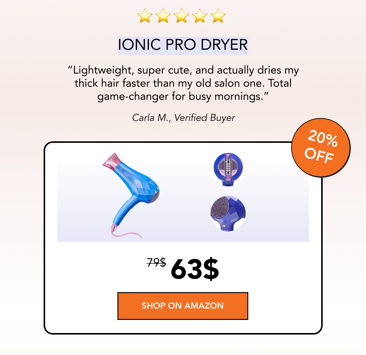 Ionic Pro Dryer