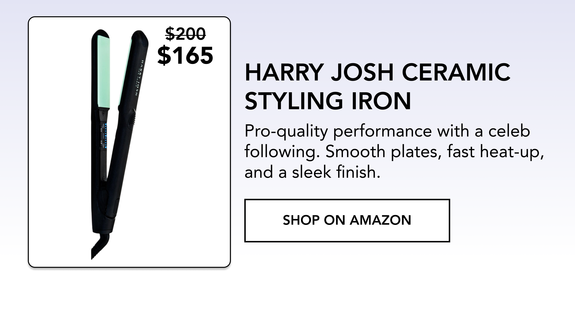 Cordless Ceramic Styling Iron 1 Inch