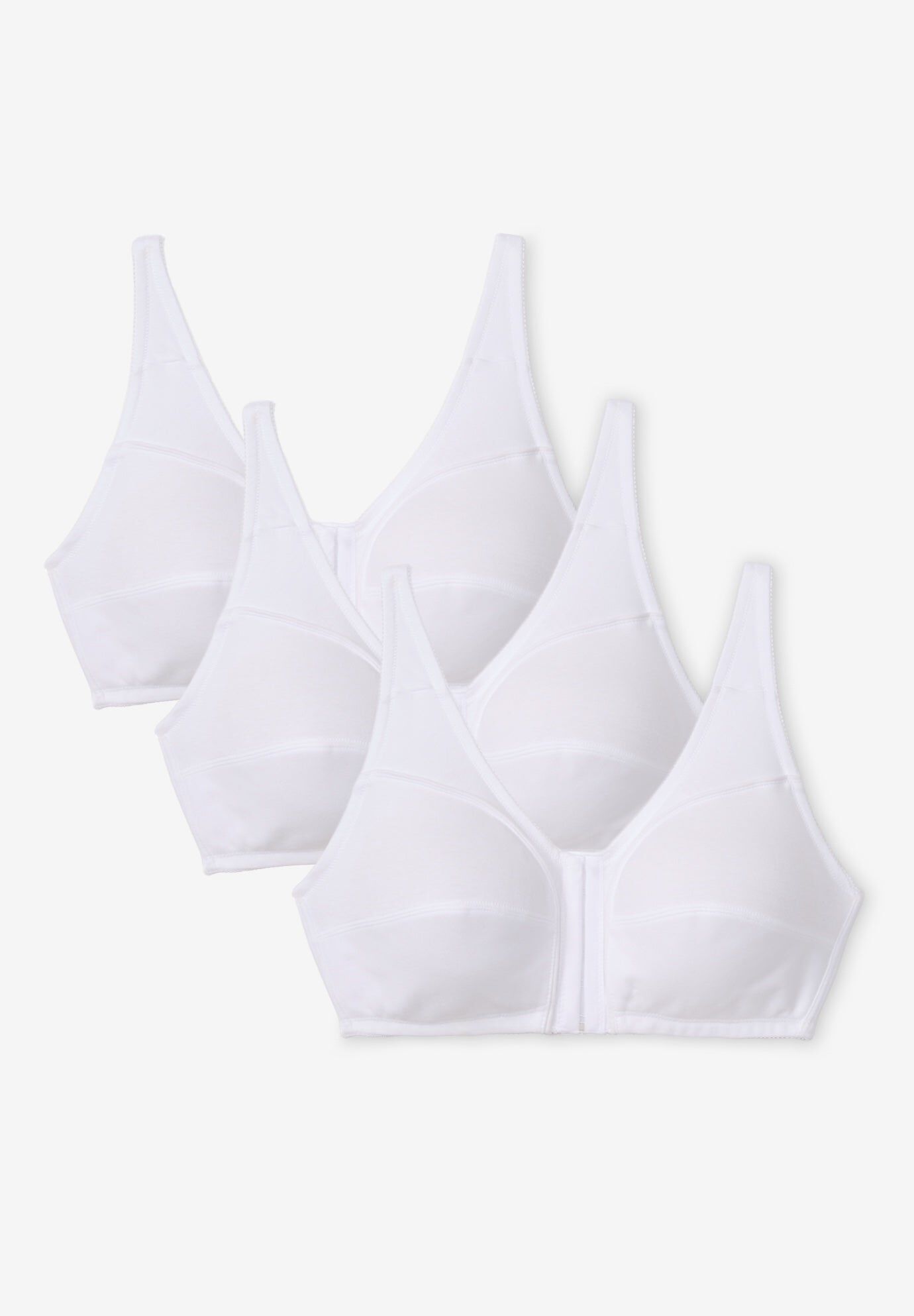 Pack FrontClose Cotton Wireless Bra﻿