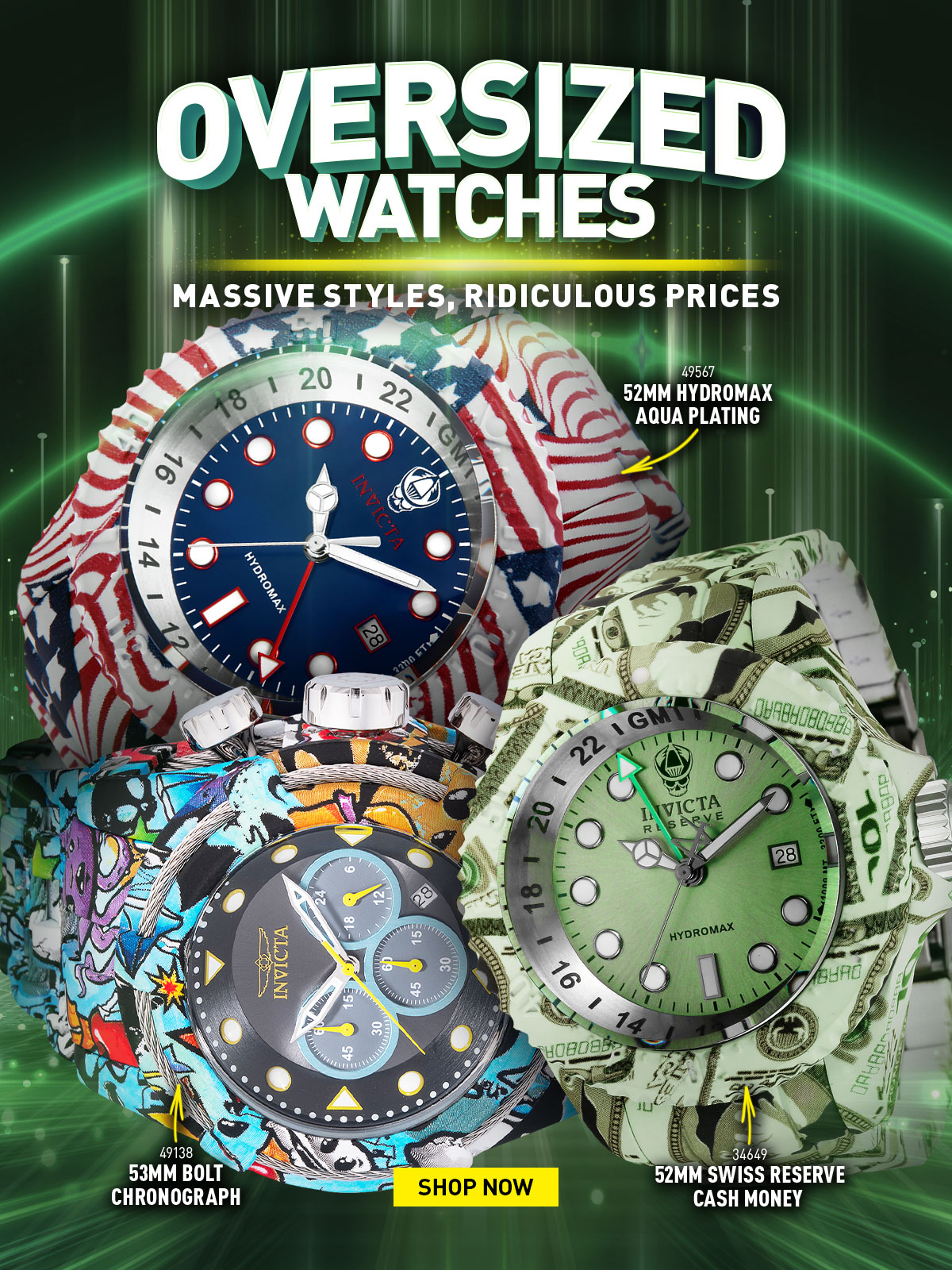 Oversized Watches