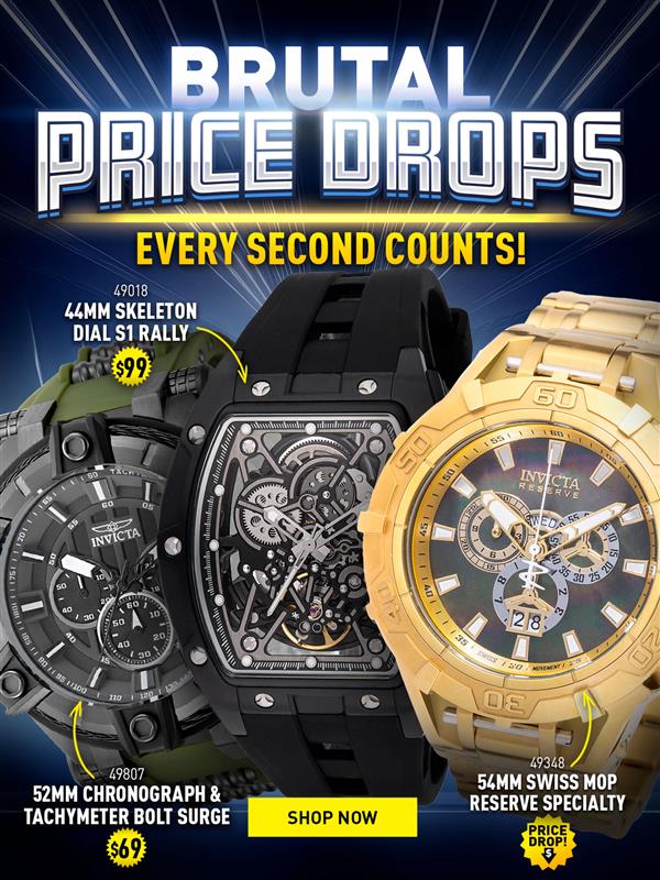 Brutal Price Drops