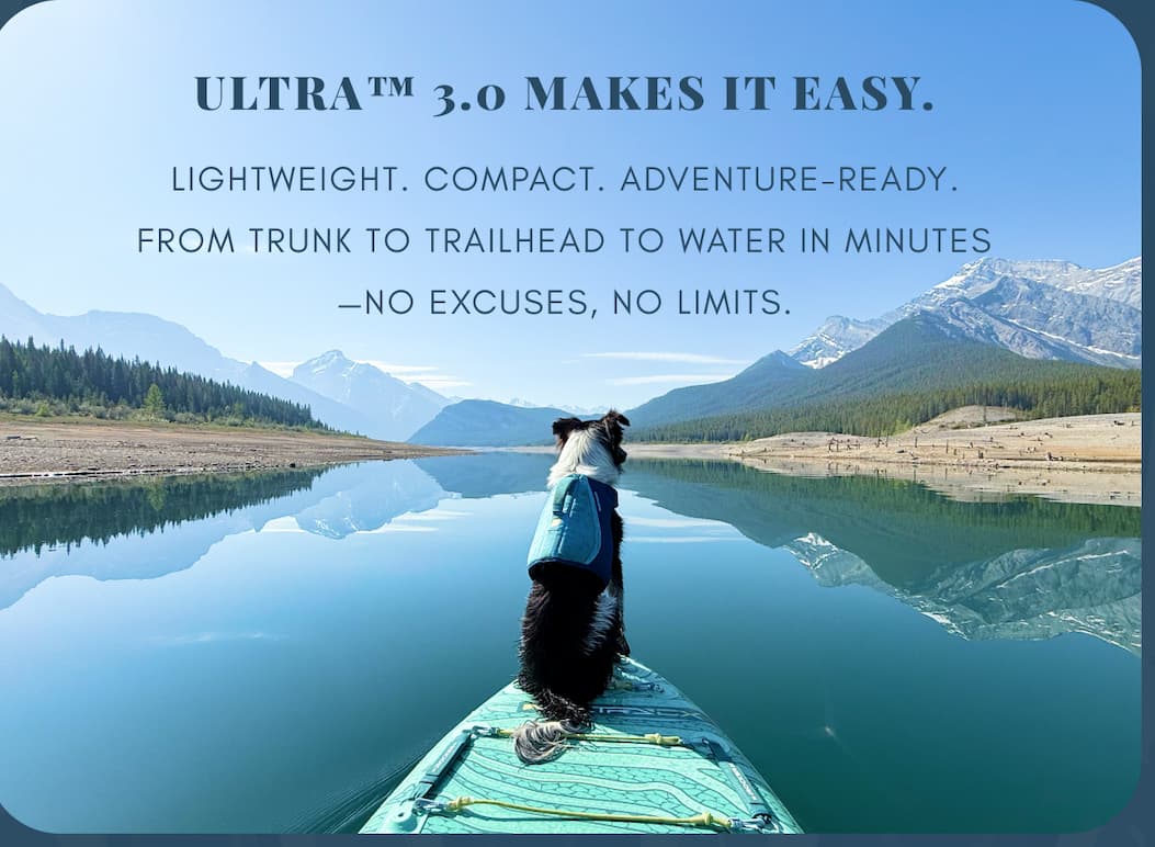 Lightweight. Compact. Adventure-ready. From trunk to trailhead to water in minutes —no excuses, no limits.
