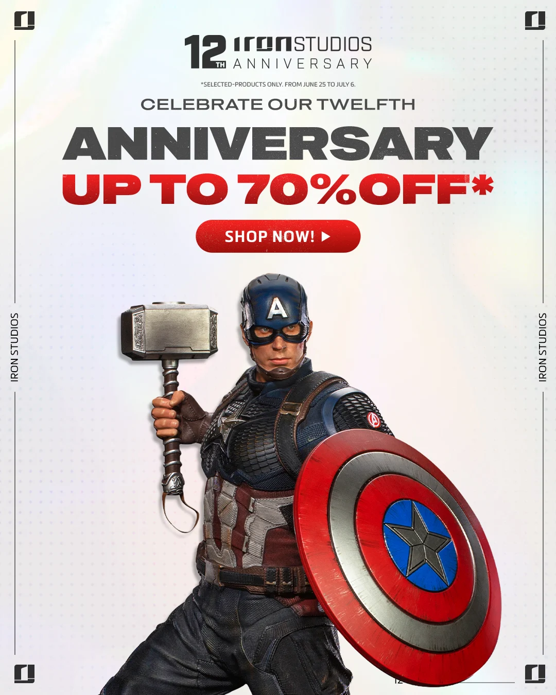 Iron Studios Anniversary up to 70%OFF. SHOP NOW!