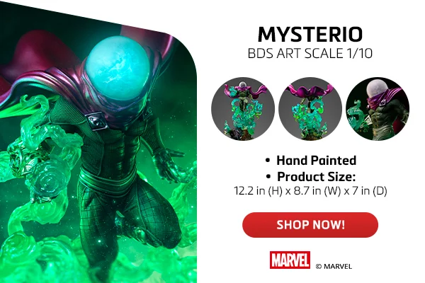 Statue Mysterio - Spider-Man vs Villains Diorama - BDS Art Scale 1/10 - Iron Studios
