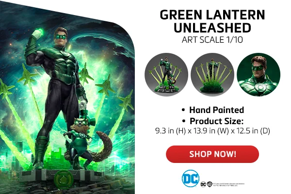 Statue Green Lantern Unleashed - DC Comics - Art Scale 1/10 - Iron Studios