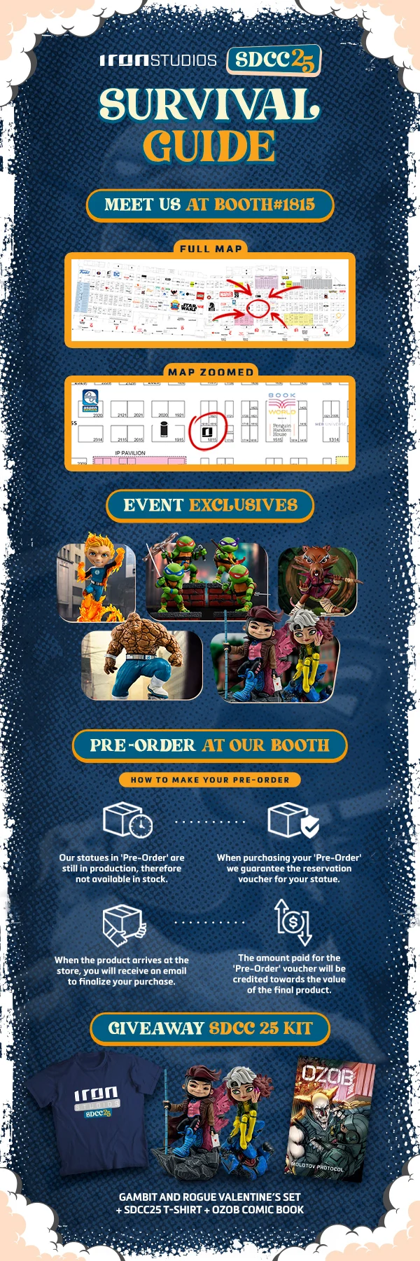 Survival Guide Iron Studios San Diego Comic Con