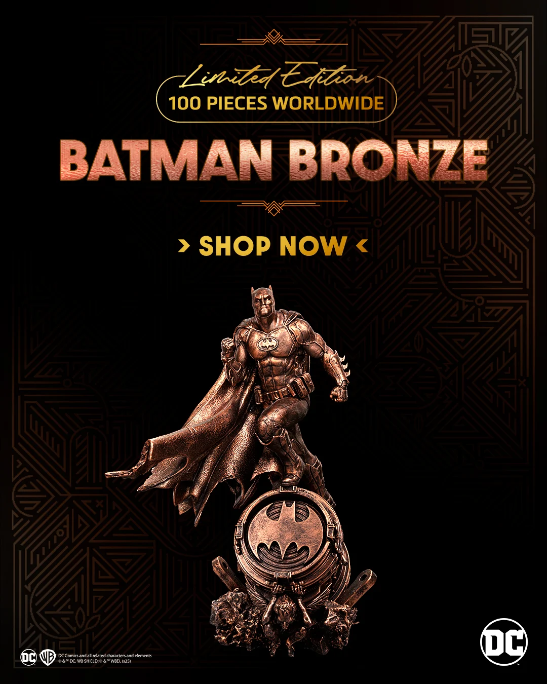 Statue Batman Deluxe (Bronze Version) - DC Comics - Art Scale 1/10 - Iron Studios