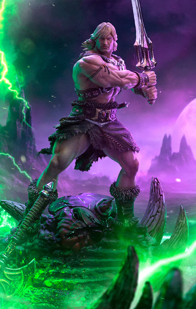 Digital Pre-Order - Statue He-Man Unleashed - Masters of the Universe - Art Scale 1/10 - Iron Studios