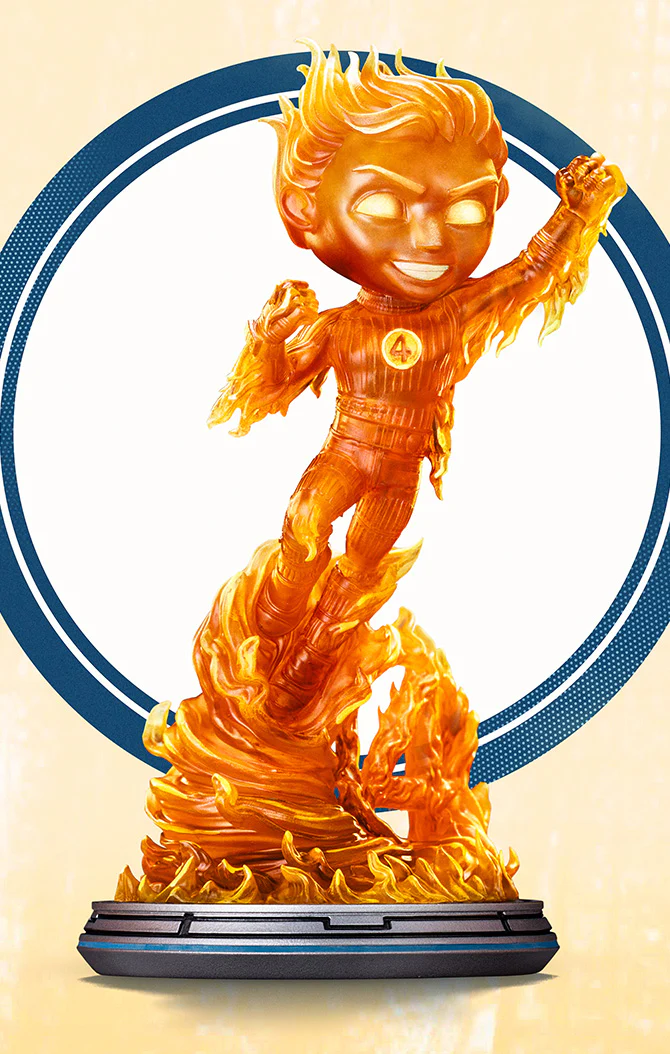 Statue Human Torch - The Fantastic Four: First Steps - Minico - Iron Studios