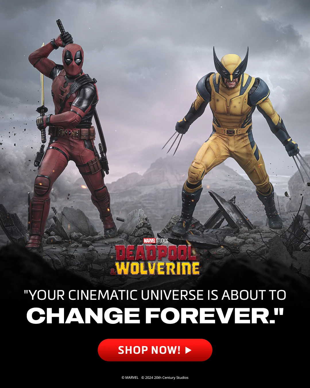 Deadpool and Wolverine Collectibles - Shop now!