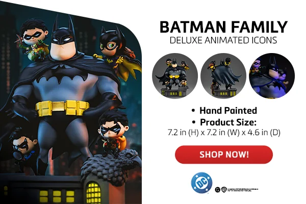 Statue Batman Family Deluxe - DC Comics - Animated Icons - Iron Studios
