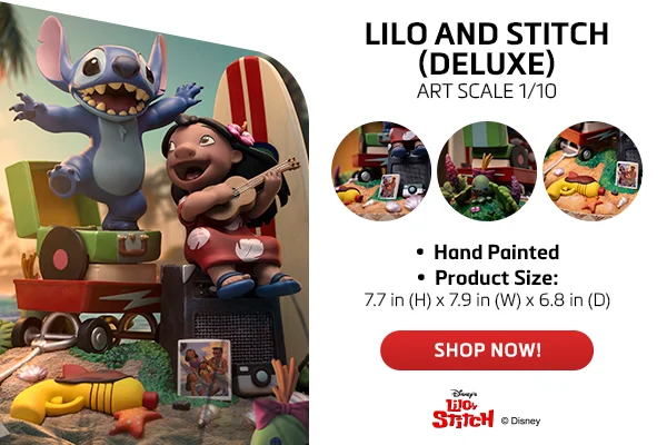 Statue Lilo and Stitch Deluxe - Disney Classics - Art Scale 1/10 - Iron Studios
