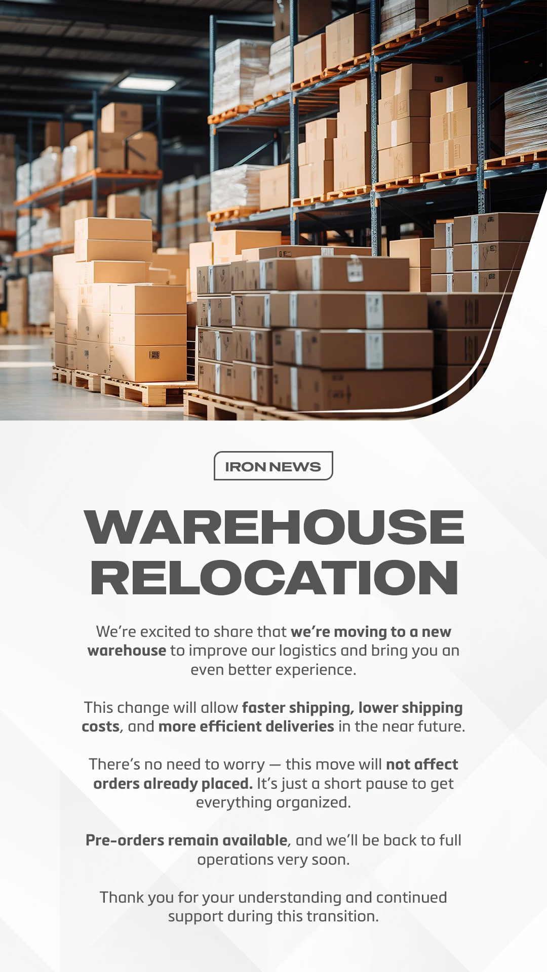 Warehouse Relocation