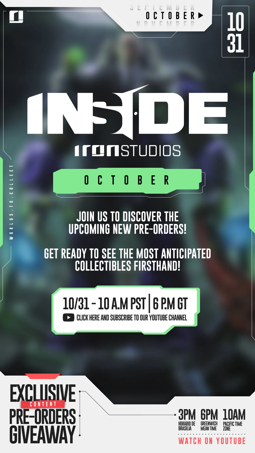 Inside October - Join us to discover the upcoming new pre-orders