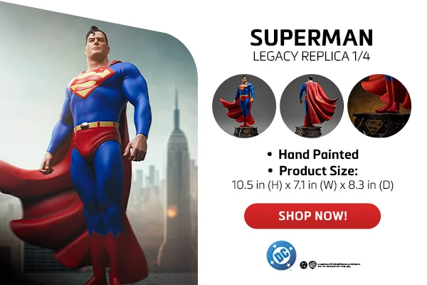 Statue Superman - DC Trinity - Legacy Replica 1/4 - Iron Studios