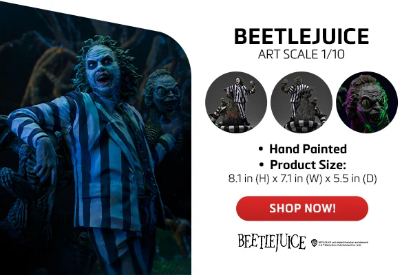 Statue Beetlejuice - Beetlejuice Beetlejuice - Art Scale 1/10 - Iron Studios
