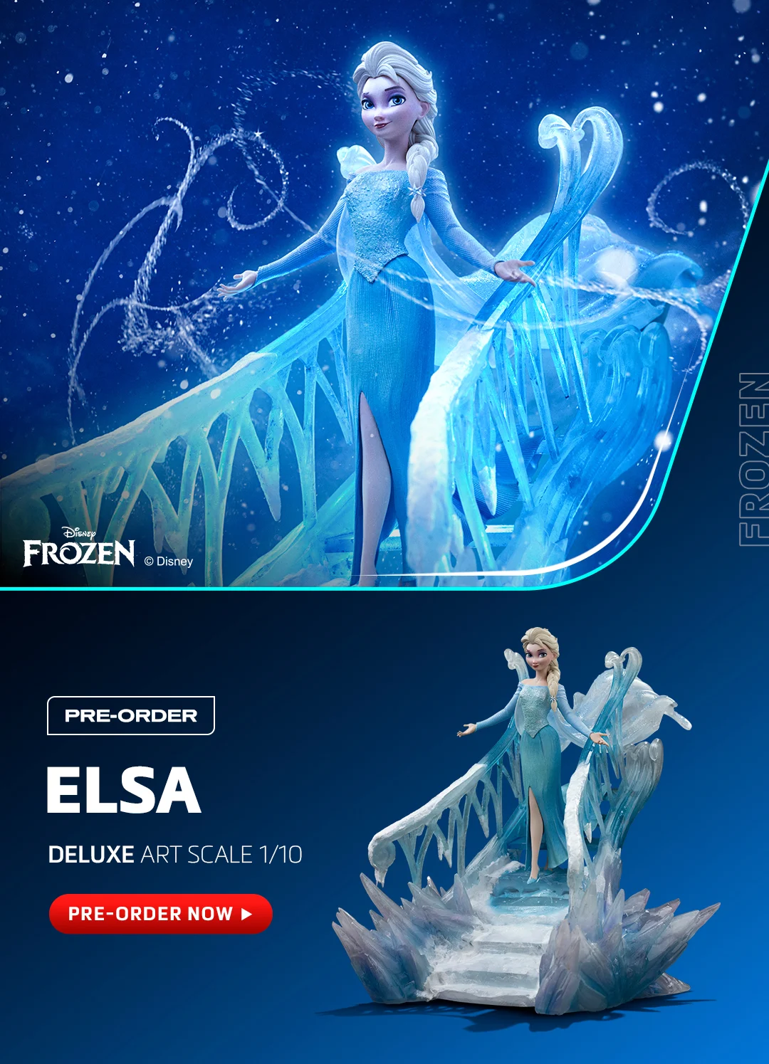 Pre-order - Elsa - Frozen - Deluxe Art Scale 1/10 - Pre-order now!