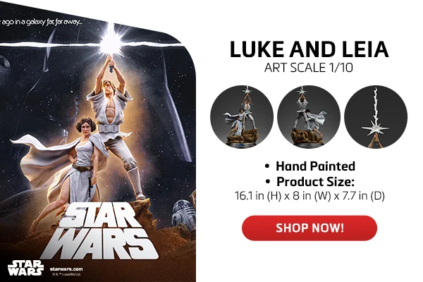 Statue Luke and Leia - Star Wars - Art Scale 1/10 - Iron Studios