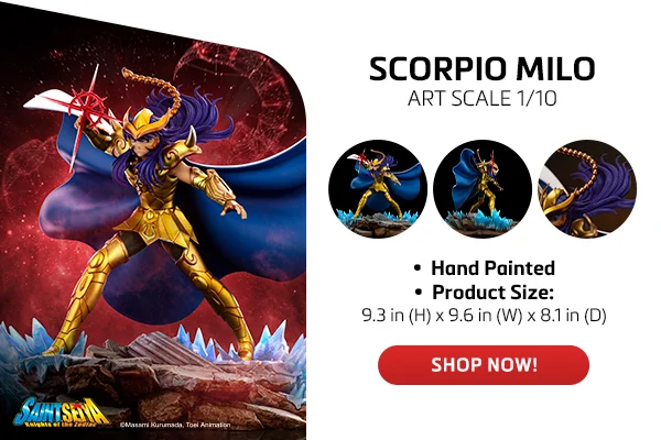 Statue Scorpio Milo - Saint Seiya - Art Scale 1/10 - Iron Studios