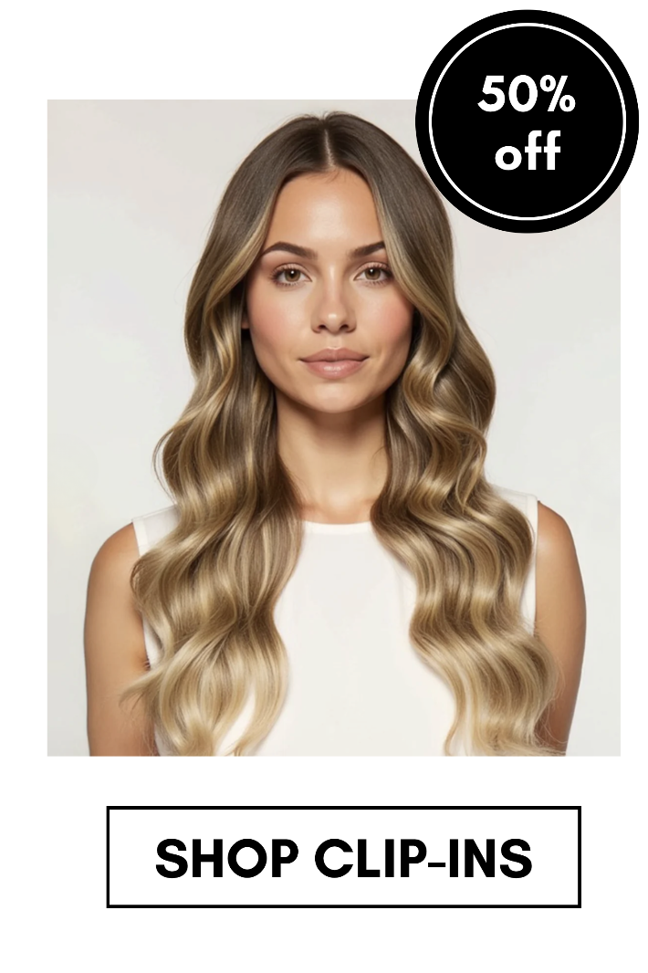 shop clip-ins. 50% off