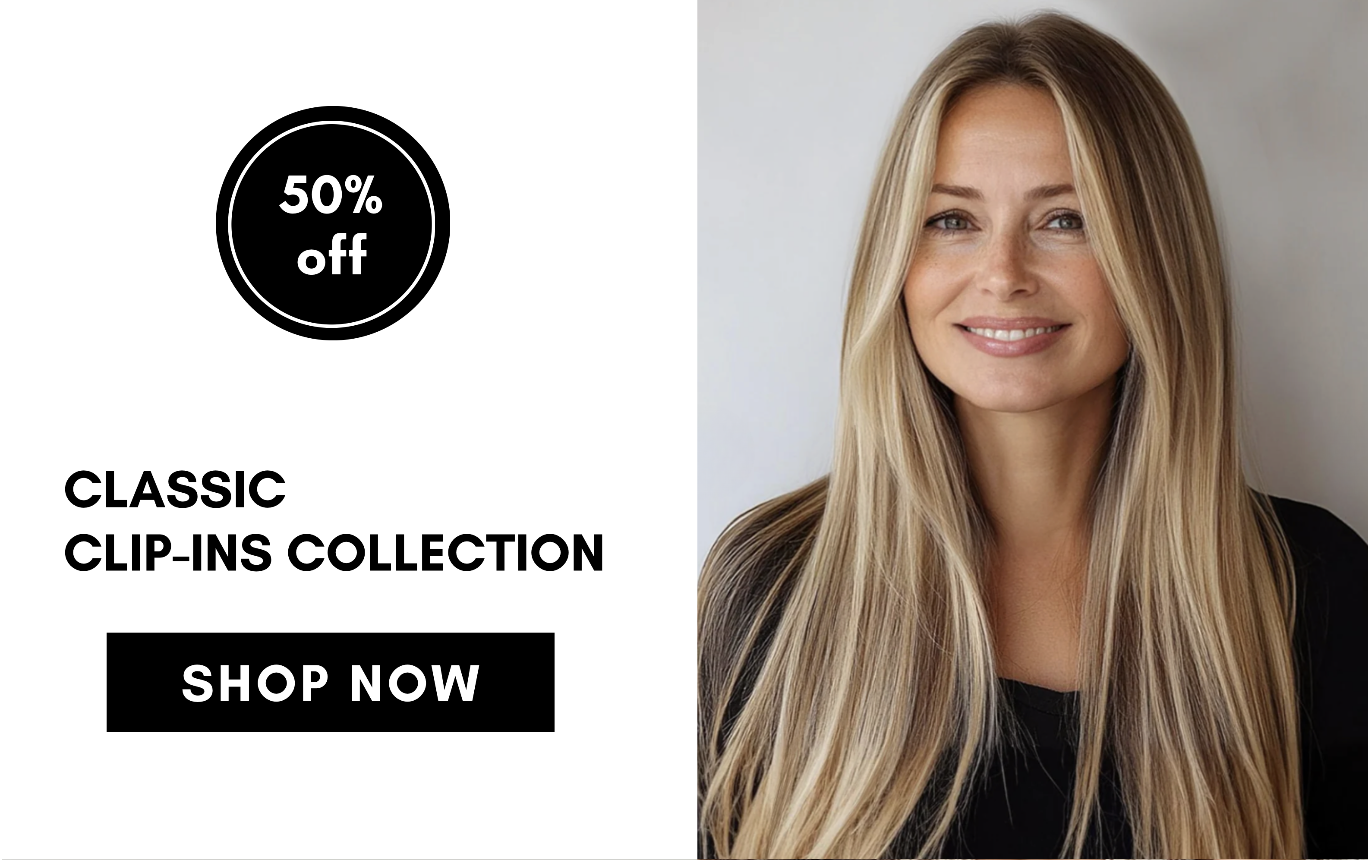 classic clip-ins collection SHOP NOW 50% off