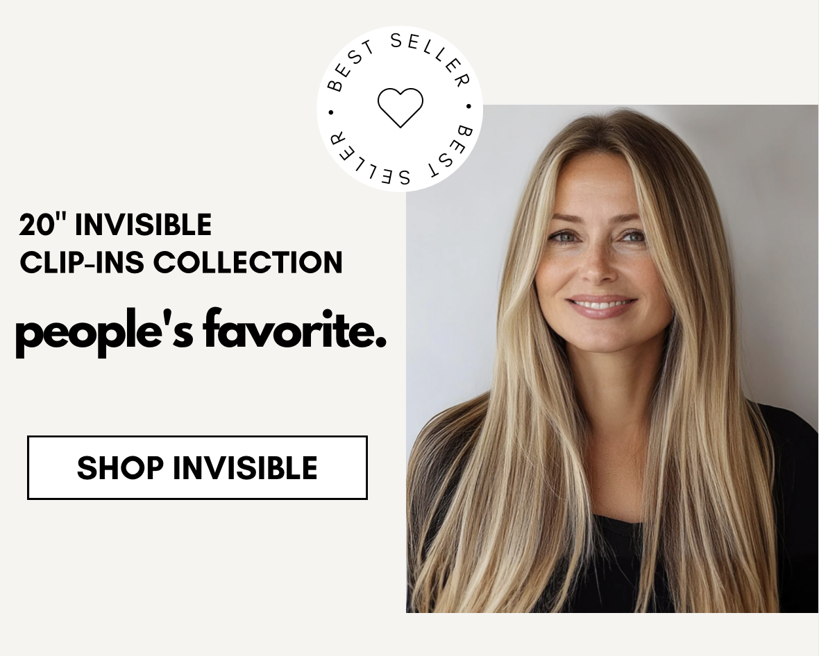 shop invisible 20" invisible  clip-ins collection people's favorite.