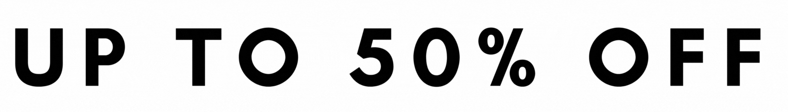 up to 50% off